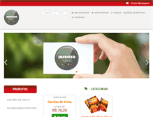 Tablet Screenshot of impressonaweb.com.br